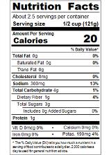 REDBC10_RedGold_MildTexMexPetiteDicedGreenChilies_14.5oz_Nutrition