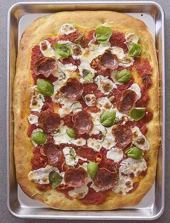 Hot Honey and Soppressata Pizza