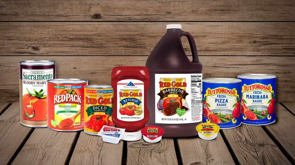 red gold tomato brand products
