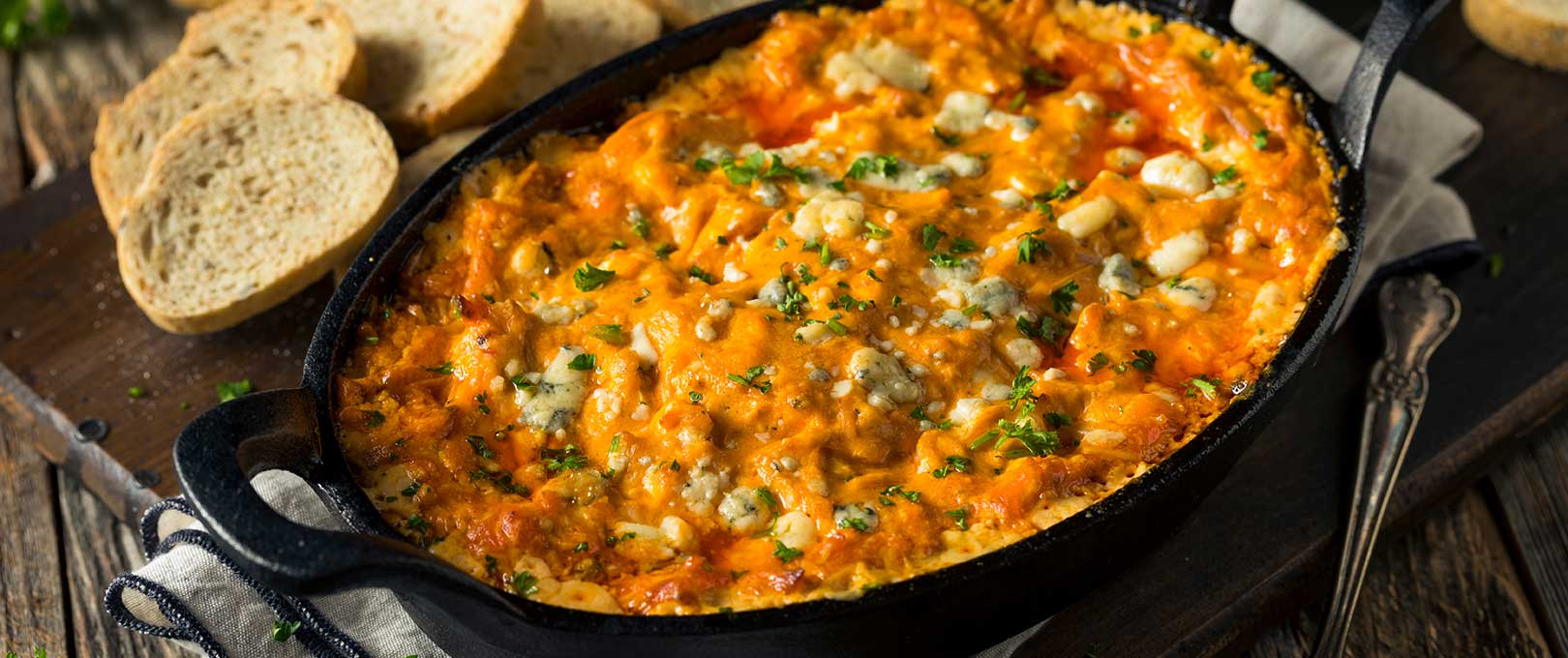 Buffalo Chicken Queso