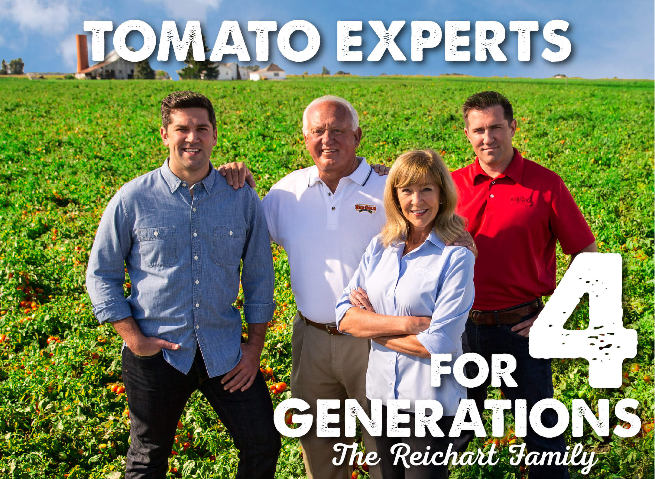 Image of Red Gold Tomatoes Fourth Generation Owners the Reichart Family