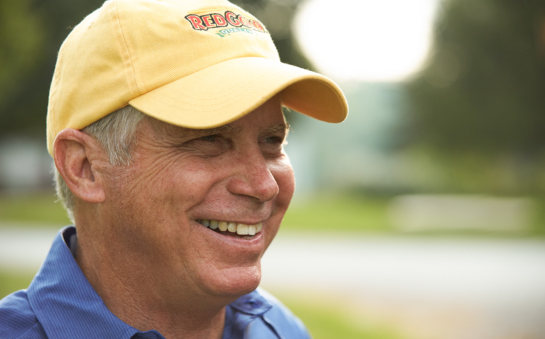 Image of Gelfius Family Farms Growers for Red Gold Tomatoes from Hartsville Indiana Bill Gelfius smiling