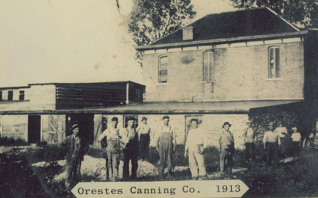 Image of Orestes Canning from 1913 now Red Gold Tomatoes