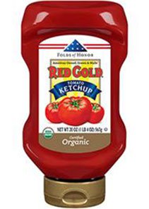 Image of Red Gold Folds of Honor Organic Toamto Ketchup