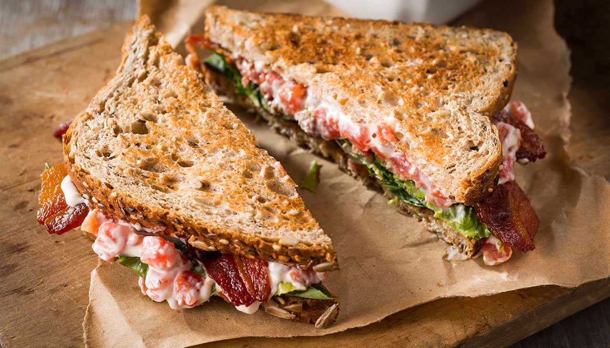 BLT Aioli Cut Sandwich