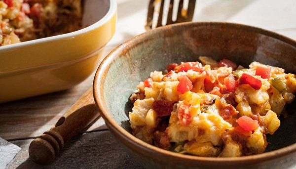 Breakfast Casserole in Dish