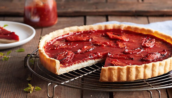 Goat Cheese and Tomato Tart