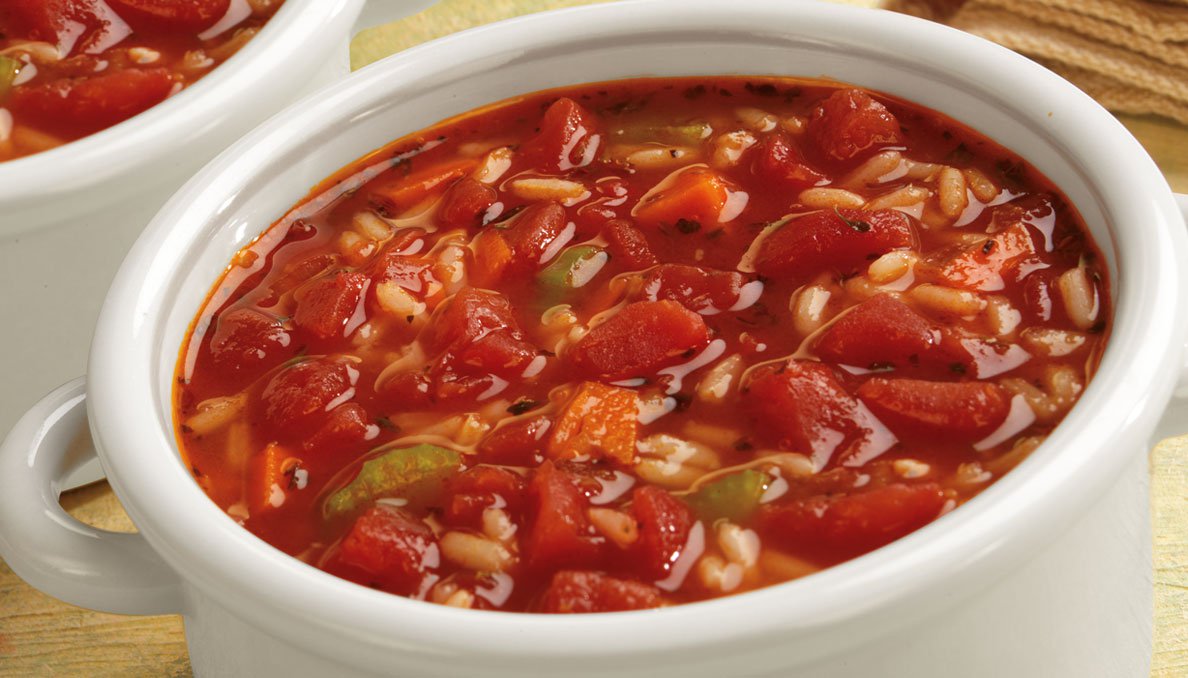 Image of Golden Tomato Soup in white dish