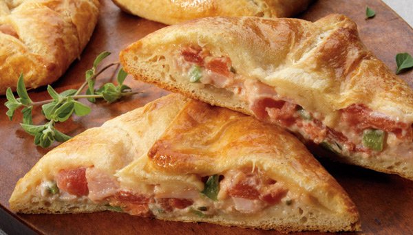 Turkey filled crescent squares