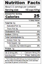 REDBV14_RedGold_DicedRoastedwithGarlicandOnion_14.5oz_Nutrition