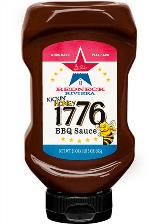 Redneck Riviera Kickin Honey 1776 BBQ Sauce Front Label