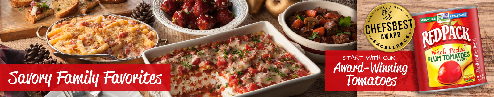 Savory Family Favorites by Redpack