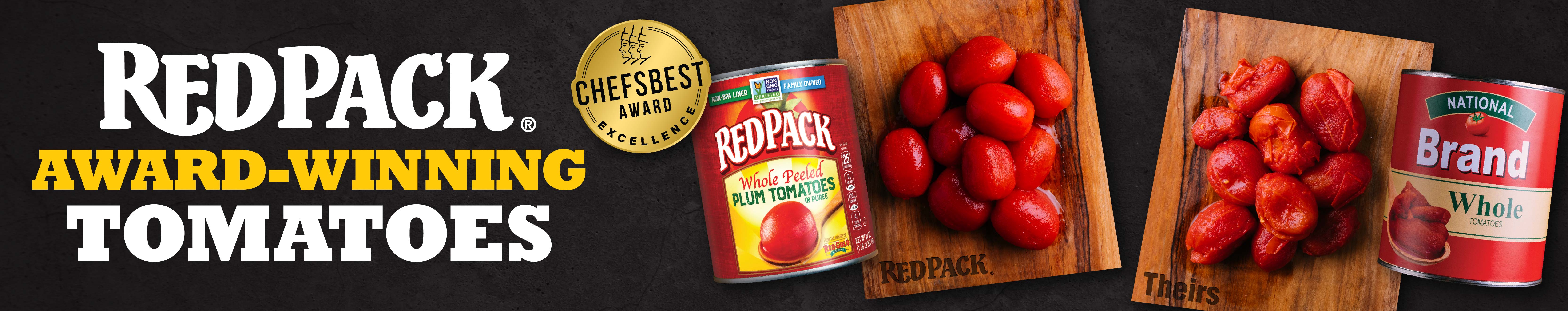 Redpack Award-Winning Tomatoes with Chefsbest Award