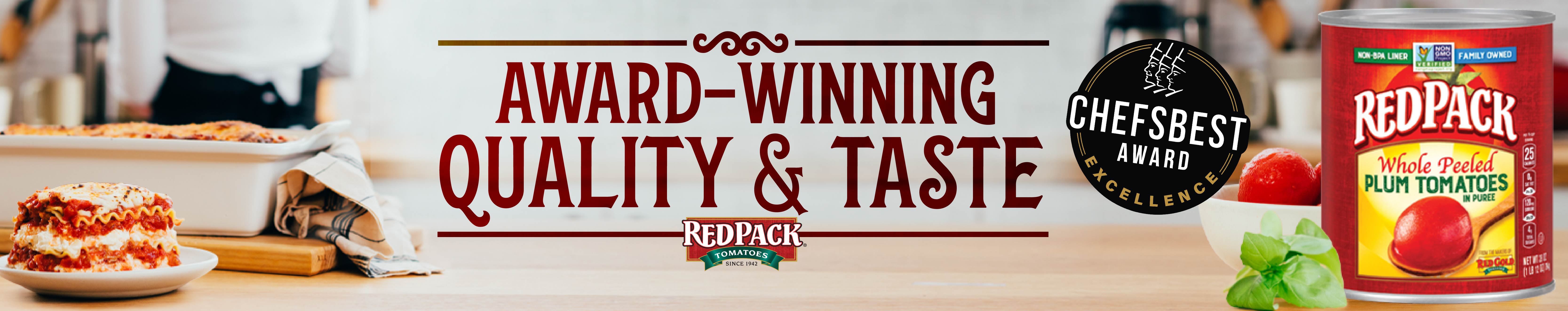 Award-Winning Quality & Tastes from Redpack Tomatoes