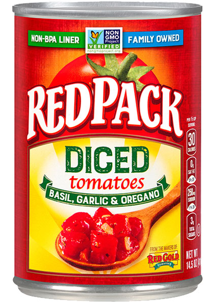 Image of 14.5 oz Diced Tomatoes Basil, Garlic & Oregano