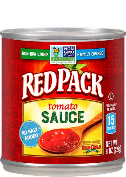 Image of No Salt Added Tomato Sauce 8 oz