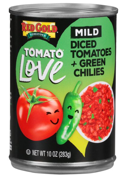 Image of Mild Diced Tomatoes + Green Chilies 10 oz