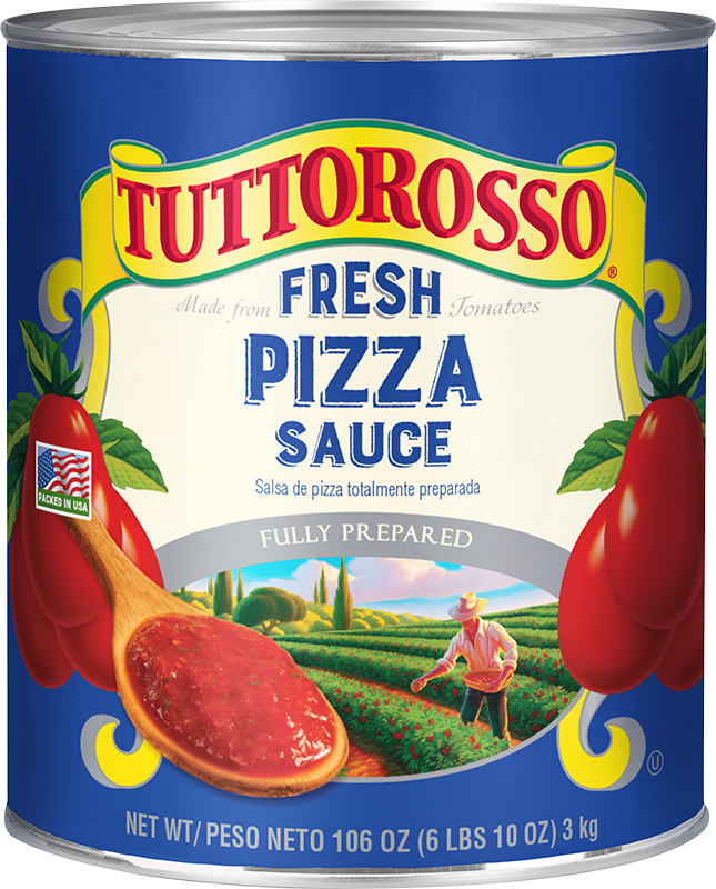 #10 Tuttorosso Fresh Pizza Sauce Fully Prepared Image:1