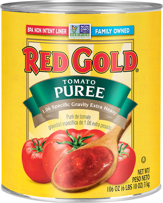 10 Red Gold® Tomato Puree 1.06 Specific Gravity Extra Heavy