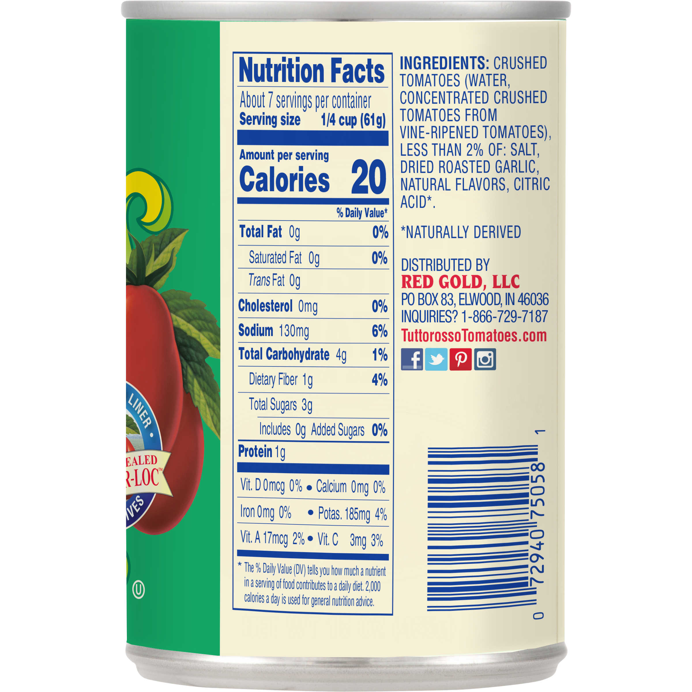 Crushed Tomatoes with Roasted Garlic 15 oz Image:2