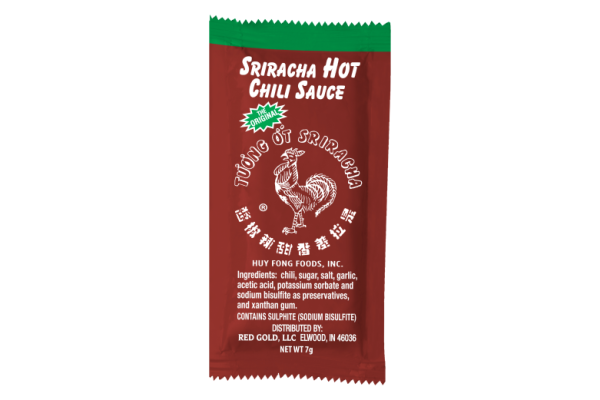7 gr Huy Fong Sriracha Hot Chili Sauce