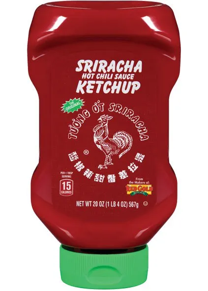 Ketchup Sriracha Hot Chili Sauce 20oz Image:1