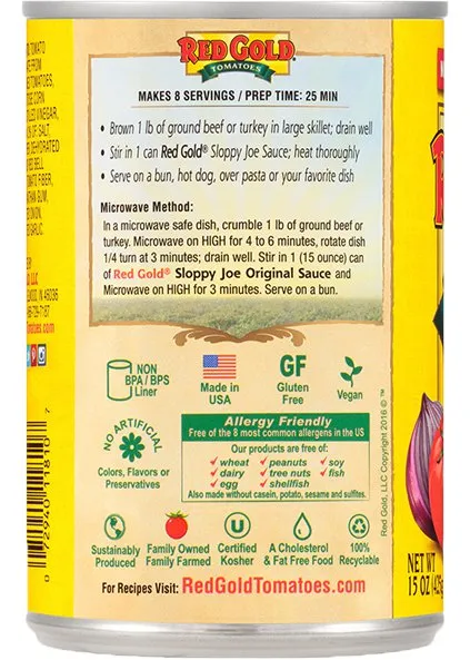 Sloppy Joe Sauce in a Can 15 oz Image:2