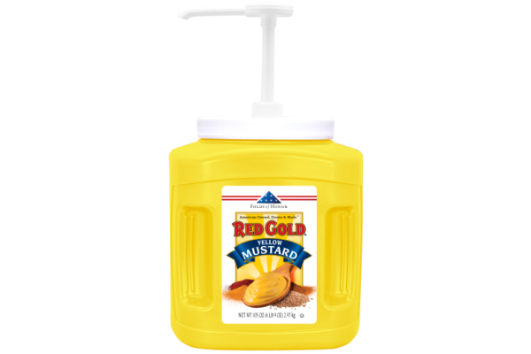 105 oz Jug Red Gold Yellow Mustard