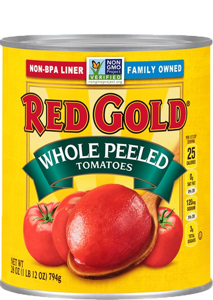 Canned Whole Peeled Tomatoes 28 oz