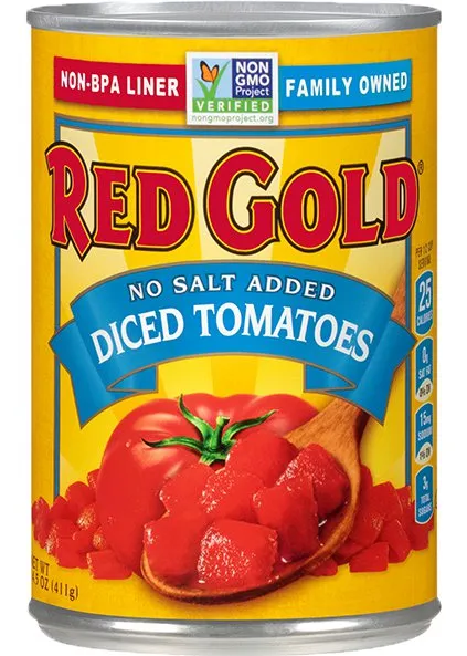 Canned Diced Tomatoes No Salt Added 14.5 oz Image:1