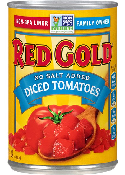 Canned Diced Tomatoes No Salt Added 14.5 oz