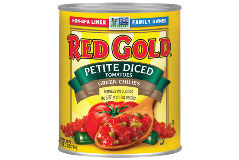 28 oz Red Gold Diced Tomatoes & Green Chilies Image:1