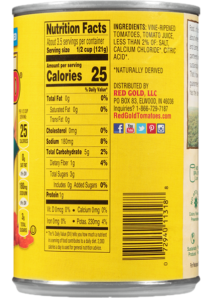 Canned Petite Diced Tomatoes 14.5 oz Image:2