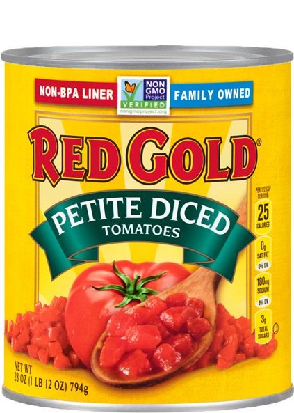 Canned Petite Diced Tomatoes 28 oz