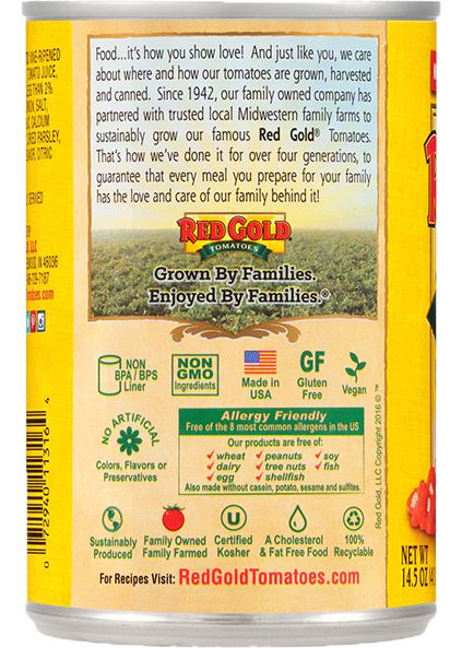 Canned Diced Tomatoes with Roasted Garlic & Onions 14.5 oz Image:3