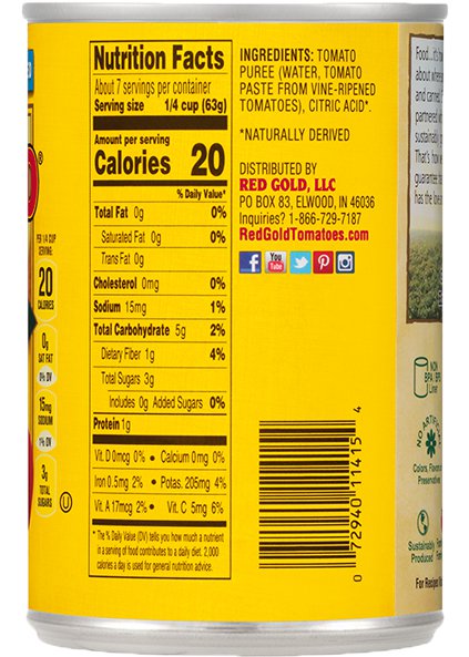 Canned Tomato Puree 15 oz Image:3