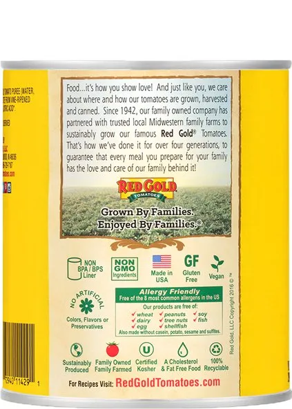 Canned Tomato Puree 29 oz Image:2