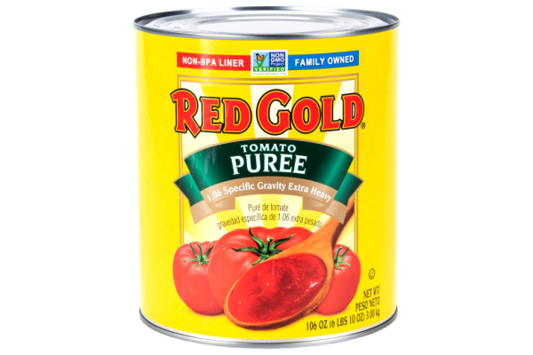 #10 Red Gold Tomato Puree 1.06 Specific Gravity Extra Heavy