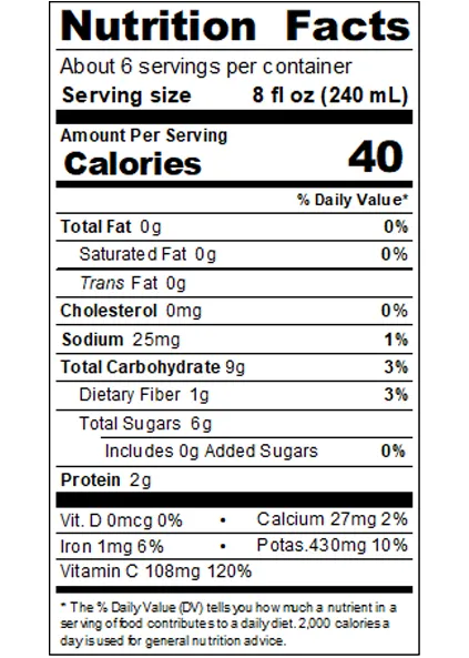No Salt Added, Unsalted Tomato Juice 46 oz Image:3