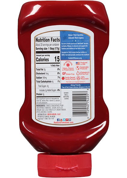 Tomato Ketchup with Real Sugar 20 oz Image:2