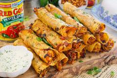 Crispy Chipotle Cheesy Chicken Taquitos