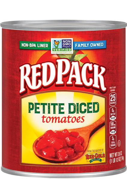 Redpack Canned Petite Diced Tomatoes 28 oz Image:1