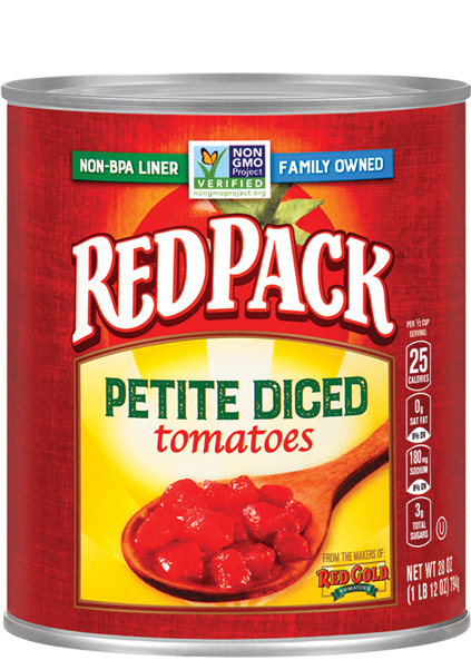Redpack Canned Petite Diced Tomatoes 28 oz
