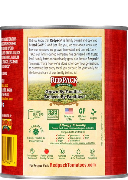Canned Crushed Tomato in Puree 28 oz Image:3