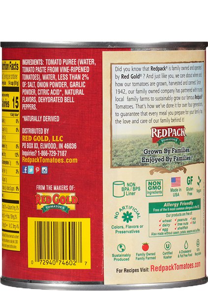 Redpack Canned Tomato Sauce 29 oz Image:2