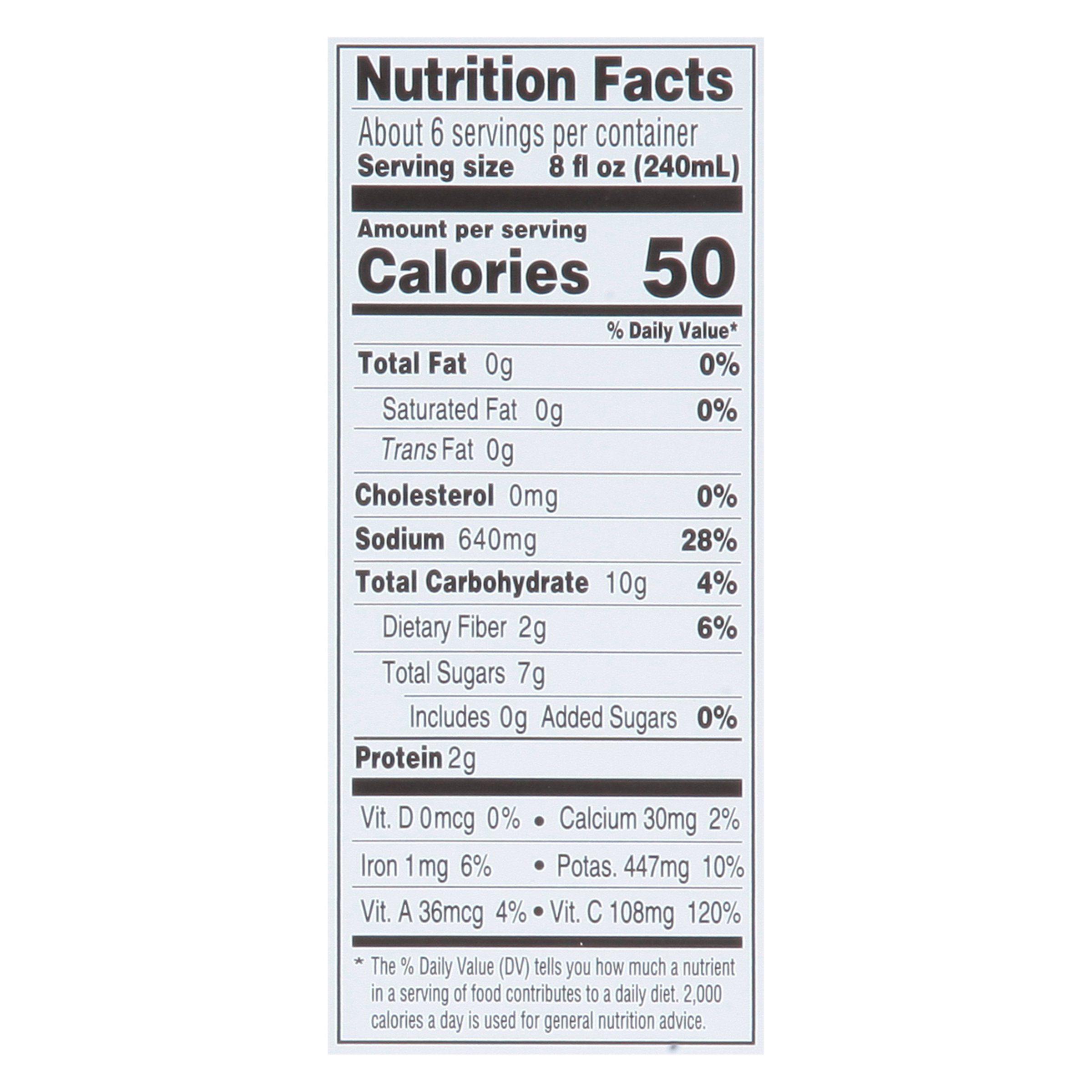 46 oz Sacramento Vegetable Juice Image:2