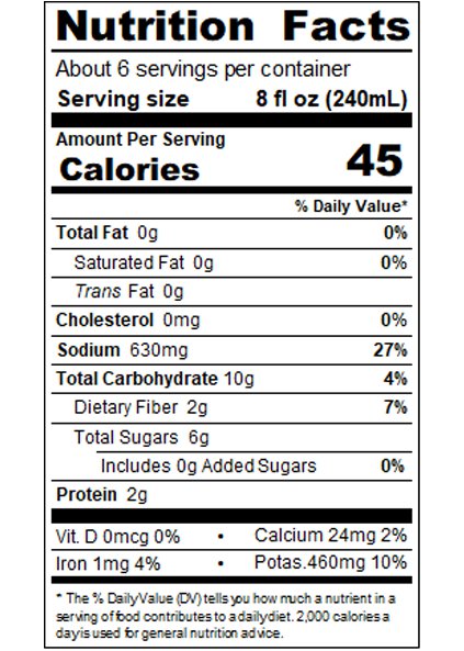Sacramento Fresh Canned Tomato Juice 46 oz Image:4