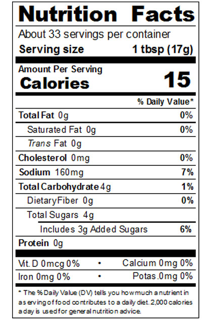 19.5 oz Better Balanced® Tomato Ketchup Image:2