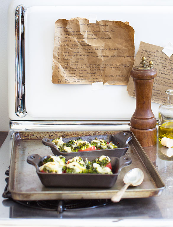 Broccoli Stuffed Tomato Halves
