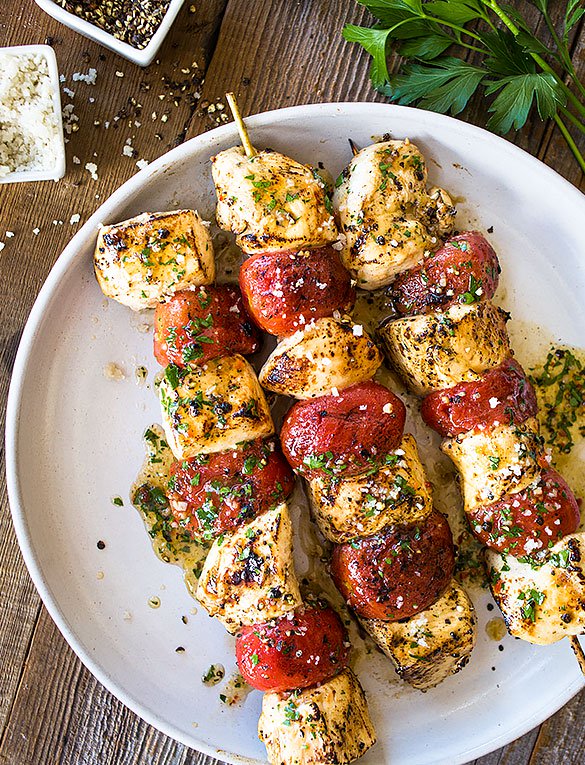 Grilled Chicken Skewers